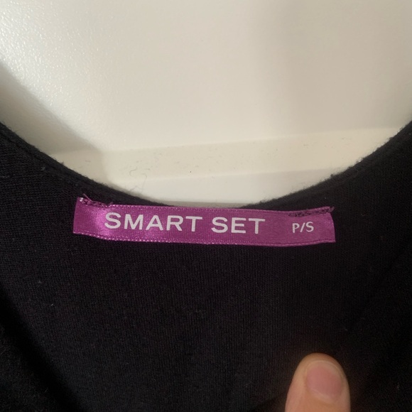 Casual summer dress black and floral - Picture 3 of 6